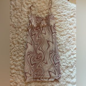 Printed Mini Dress